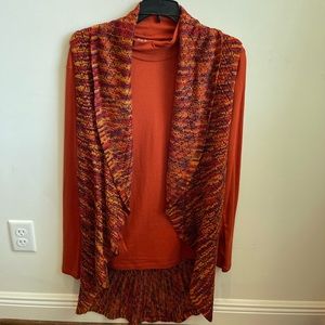 Kim Rodgers Turtleneck Vest Set